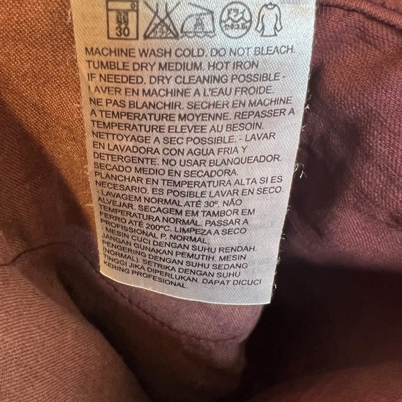 Levi’s Maroon 514 Straight Leg Jeans Men’s Casual NWT 29x32 0296 Red - Picture 7 of 11